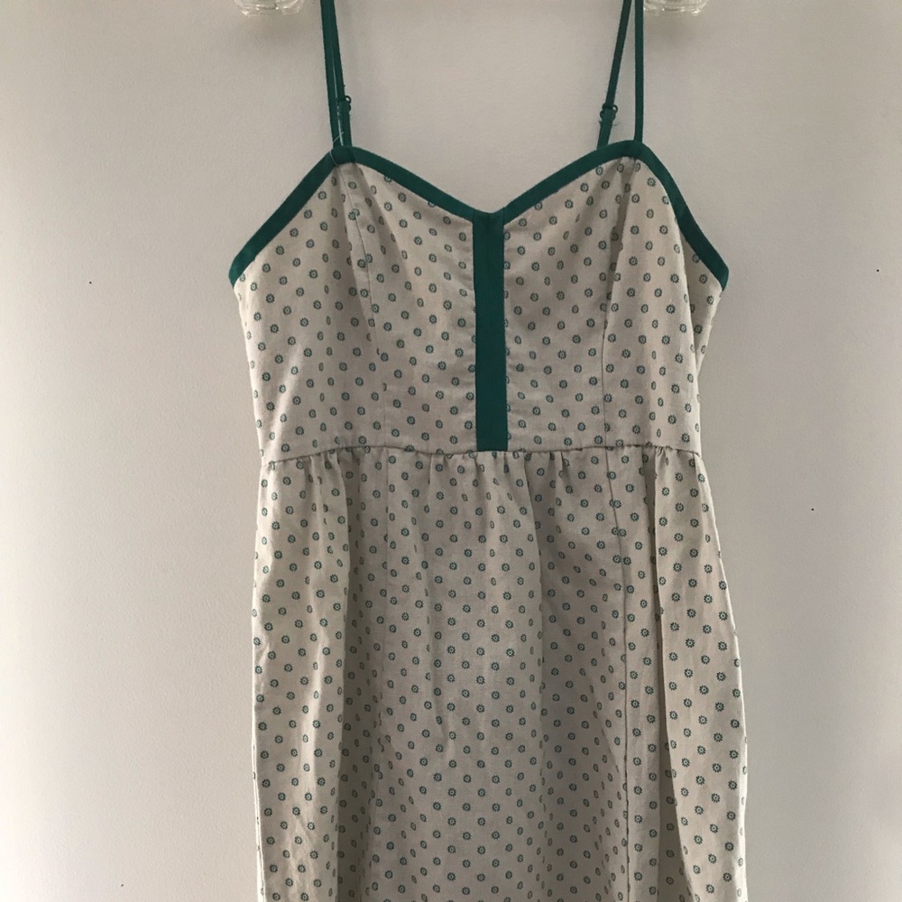 Green/Beige Dress
